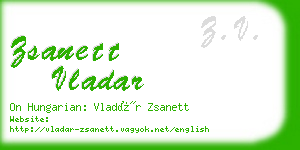 zsanett vladar business card